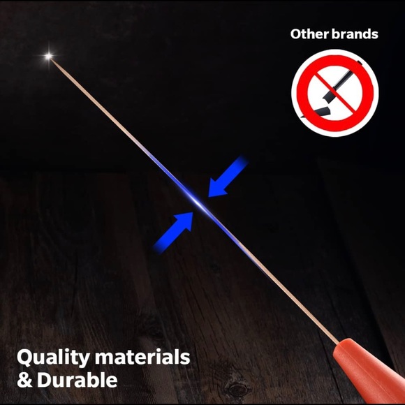 Orange Professional Kitchen Knife Chef Set, Kitchen Knife Set Stainless Steel, - Picture 4 of 7